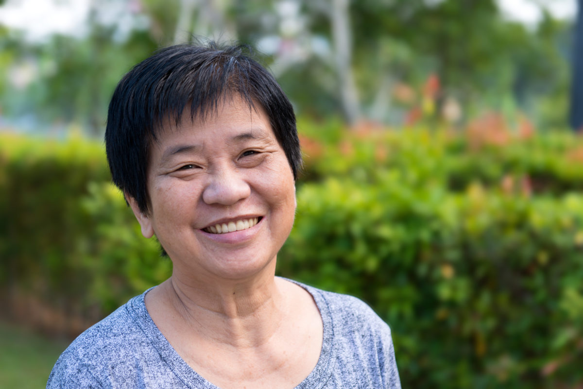 Азиатские женщины возрасте 60