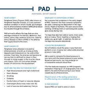 PAD Fact Sheet